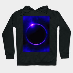 Blue Solar Eclipse Hoodie